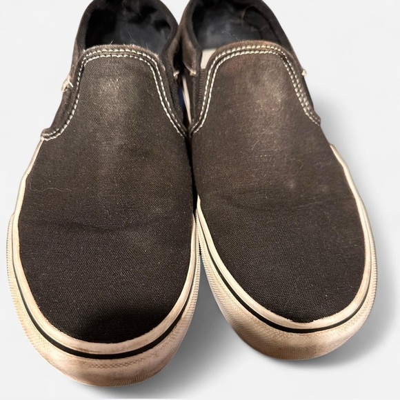 Vans Platform Black Slip Ons Womens size 8.5 - Picture 5 of 8